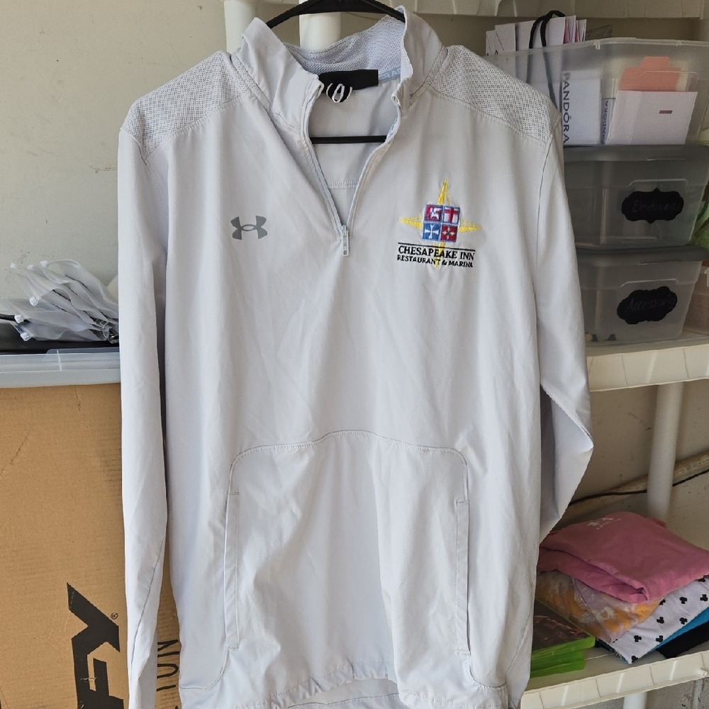Under Armour White Loose Fit Top